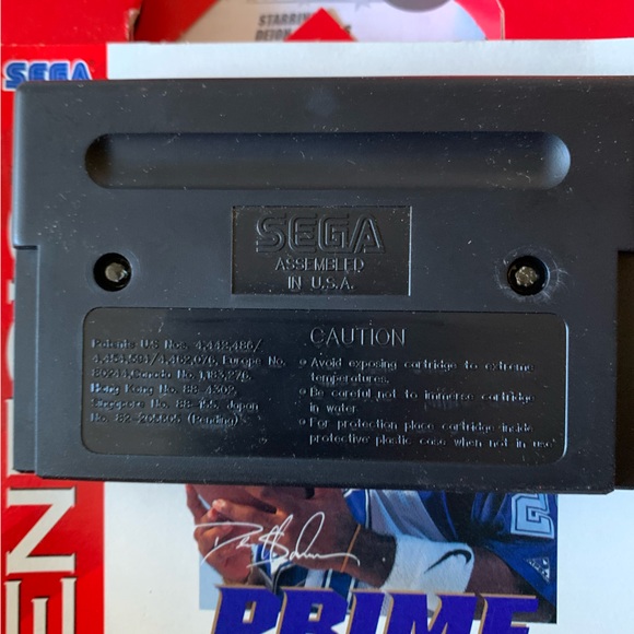 Deion Sanders Vintage 90’s Sega Genesis Game, Prime Time!! - Picture 6 of 6